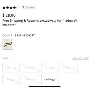 madewell size chart dolap magnetband co madewell size chart